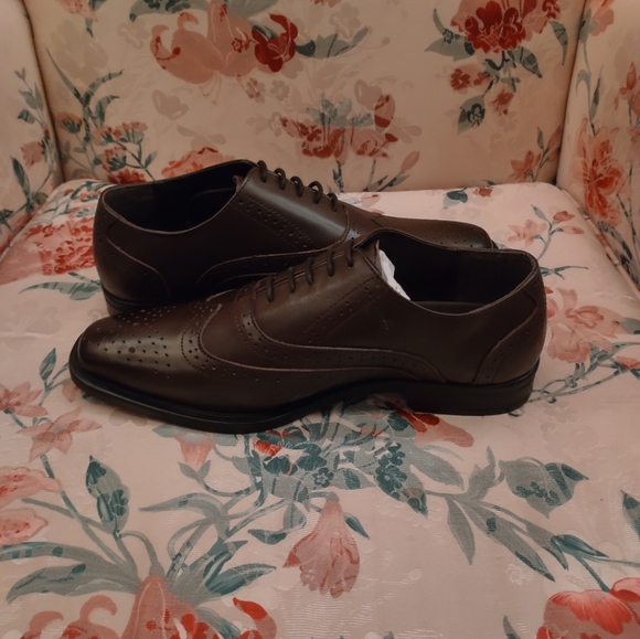 Redfoot Neville Wingtip Oxford Shoes (Brown) size 10 - Picture 5 of 11